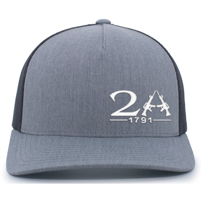 2A 1791 Second Amendment 5 Panel Snapback Hat