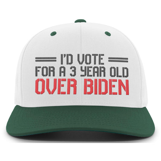 I'd Vote For A 3 Year Old 5 Panel Snapback Hat