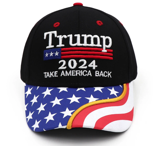 Donald Trump 2024 President Cap Take America Back MAGA Hat
